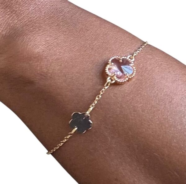 Bracelet with light Pink stone - Image 2