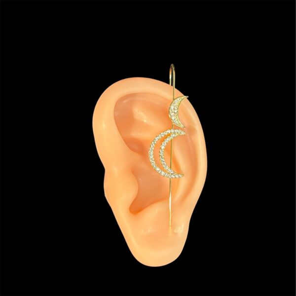 Half Moon single earring - Image 2