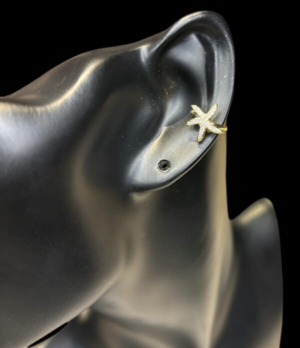 Single Cuff earrings Sea Star