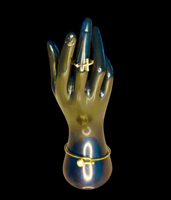 Cross Open Cuff Ring