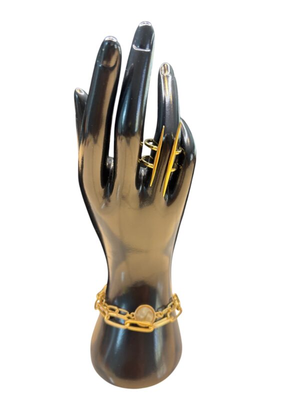 Stainless Steel Double Look alike Ring - Image 3